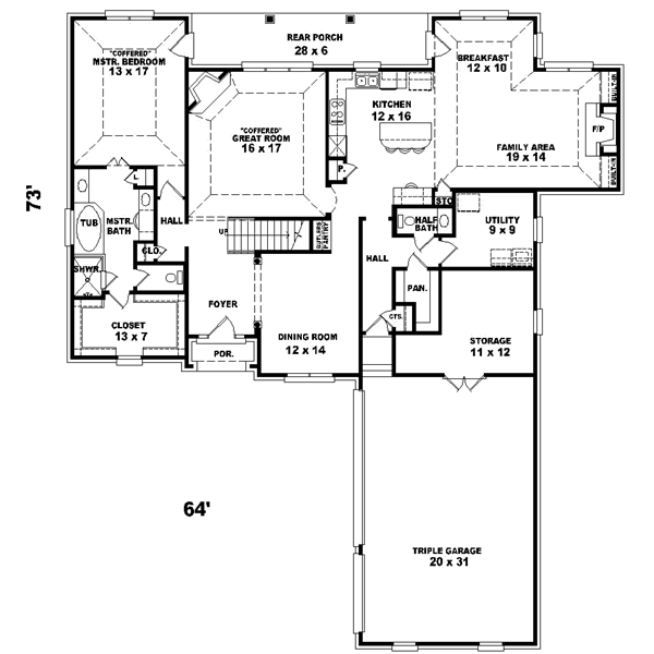 Main Floor Plan: 6-840