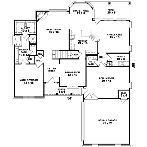 Main Floor Plan: 6-841