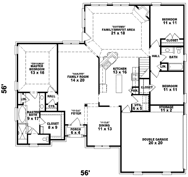 Main Floor Plan: 6-848