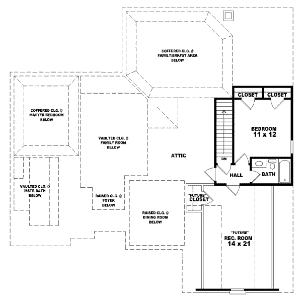 Upper/Second Floor Plan: 6-848