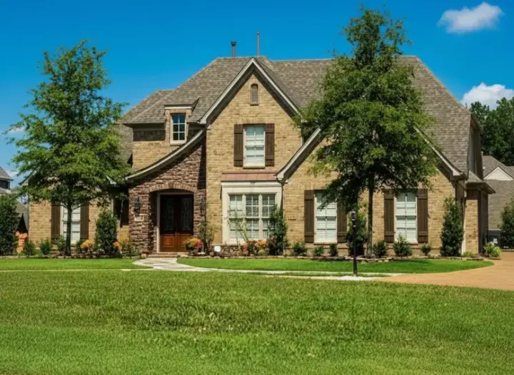 French Country house plans 6-850 - front exterior, 3,136 sq ft, 4 bed, 3 bath house plans | Monster House Plans