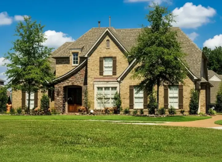 French Country house plans 6-851 - front exterior, 3,489 sq ft, 4 bed, 3 bath house plans | Monster House Plans