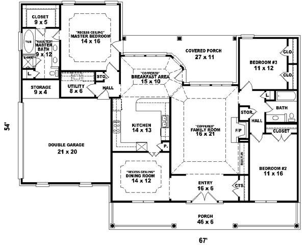 Main Floor Plan: 6-852