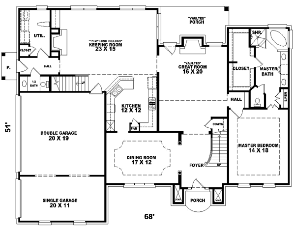 Main Floor Plan: 6-854