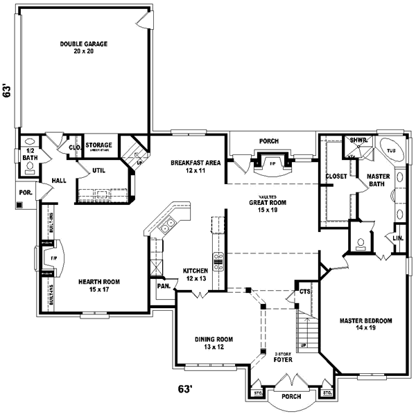 Main Floor Plan: 6-855