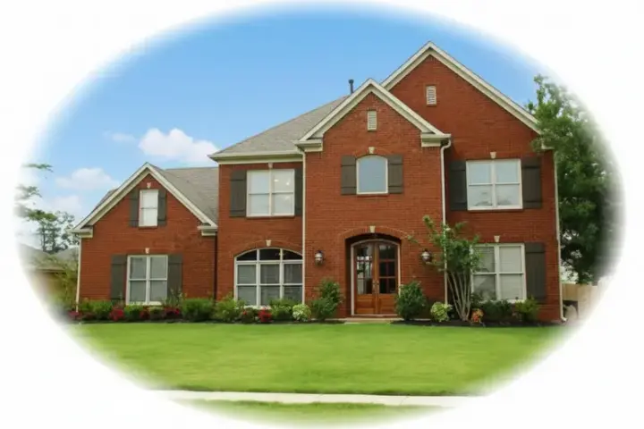 Traditional house plans 6-856 - front exterior, 3,730 sq ft, 4 bed, 3 bath house plans | Monster House Plans