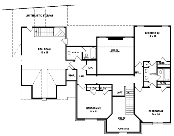 Upper/Second Floor Plan:6-856