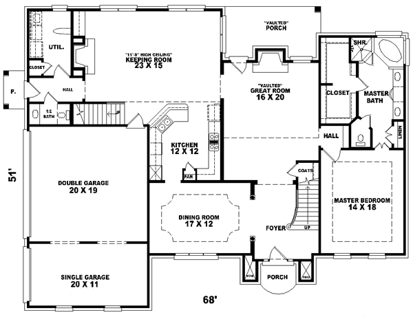 Main Floor Plan: 6-857