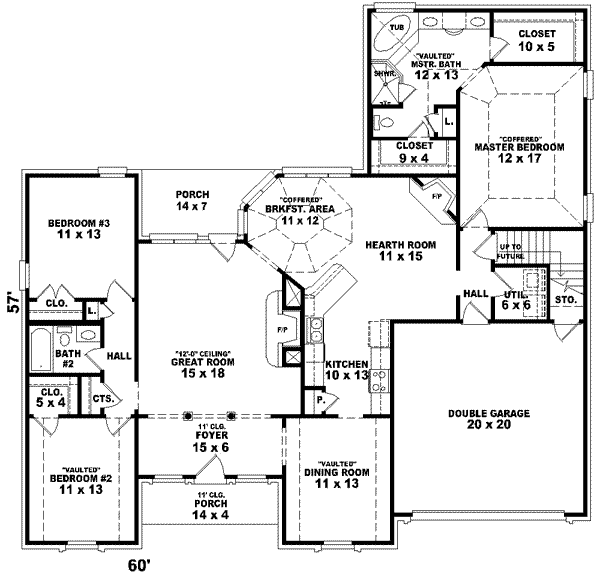 Main Floor Plan: 6-858