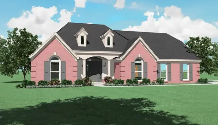 Southern house plans 6-859 - front exterior, 2,099 sq ft, 3 bed, 2 bath house plans | Monster House Plans