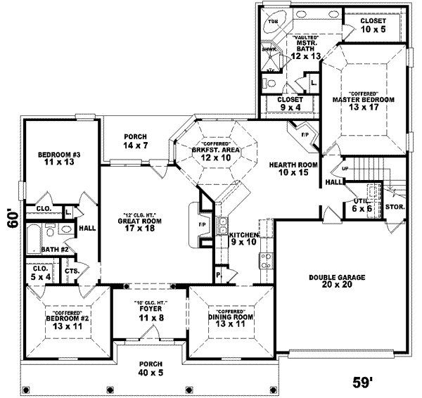 Main Floor Plan: 6-863