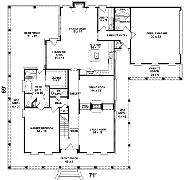 Main Floor Plan: 6-870