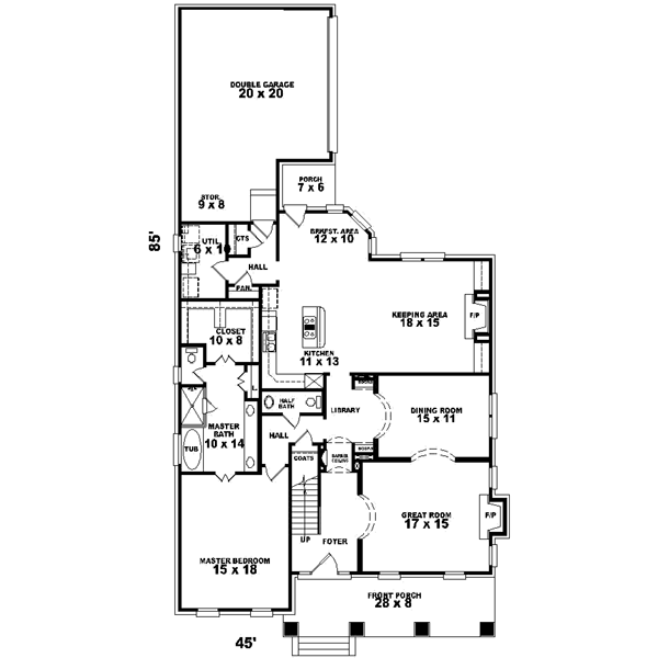 Main Floor Plan: 6-871