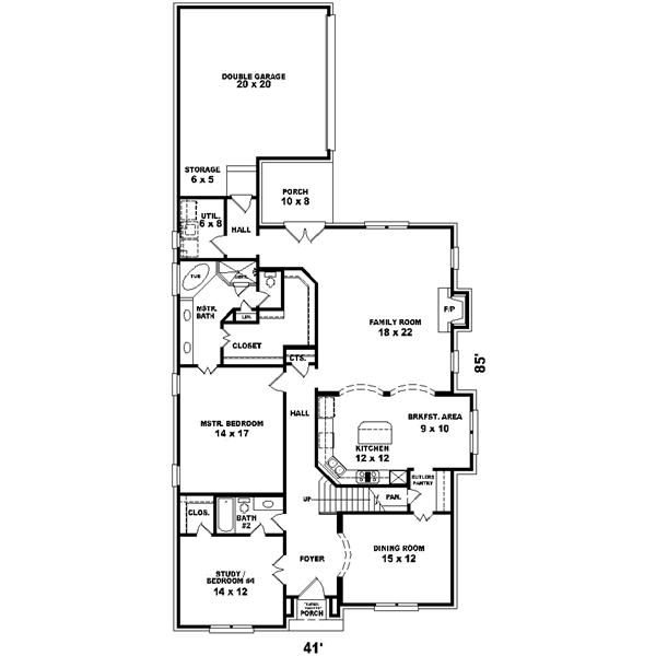 Main Floor Plan: 6-872