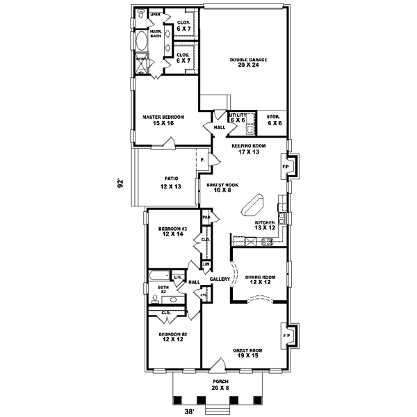Main Floor Plan: 6-873