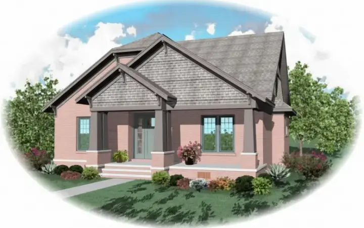 Craftsman house plans 6-877 - front exterior, 3,018 sq ft, 3 bed, 3 bath house plans | Monster House Plans