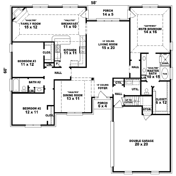 Main Floor Plan: 6-883