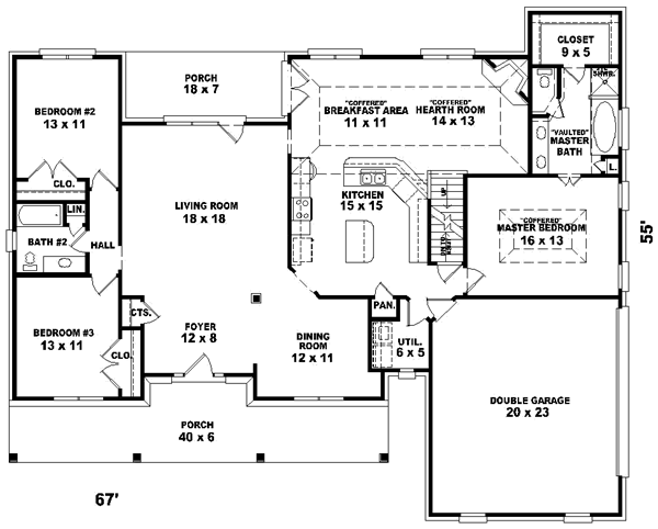 Main Floor Plan: 6-884