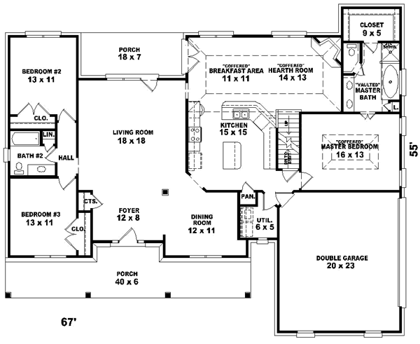 Main Floor Plan: 6-885