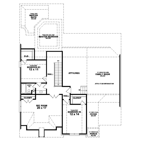 Upper/Second Floor Plan: 6-887