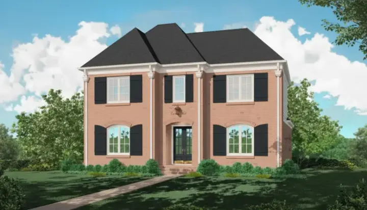 French Country house plans 6-888 - front exterior, 3,212 sq ft, 3 bed, 2 bath house plans | Monster House Plans