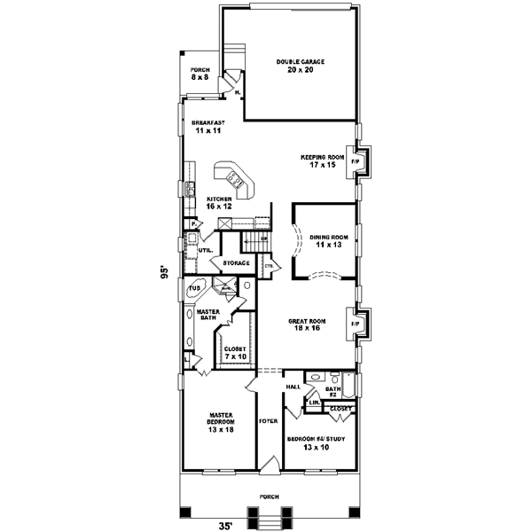 Main Floor Plan: 6-889