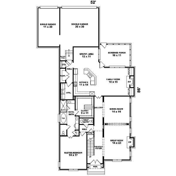Main Floor Plan: 6-893