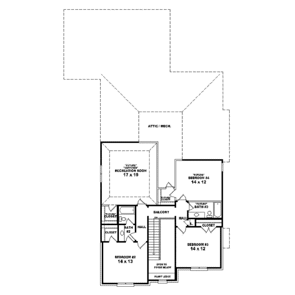 Upper/Second Floor Plan: 6-893