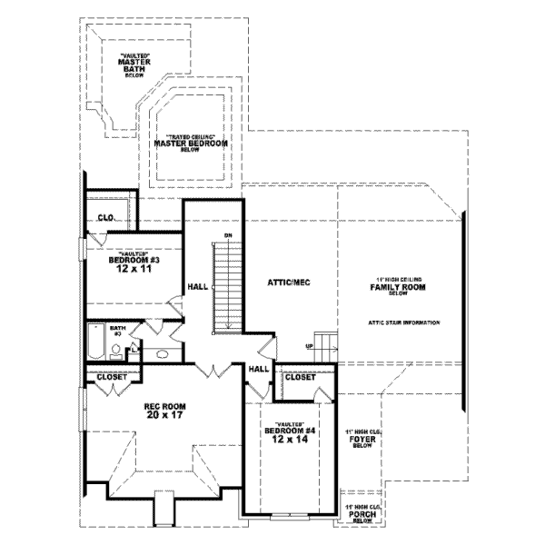 Upper/Second Floor Plan: 6-894