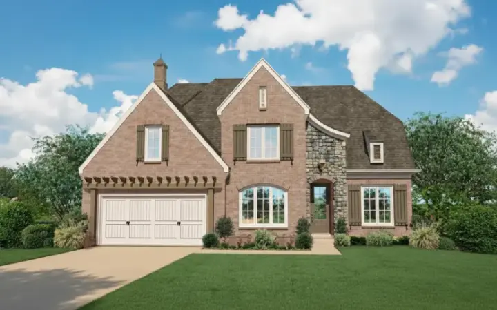 French Country house plans 6-895 - front exterior, 2,863 sq ft, 4 bed, 3 bath house plans | Monster House Plans