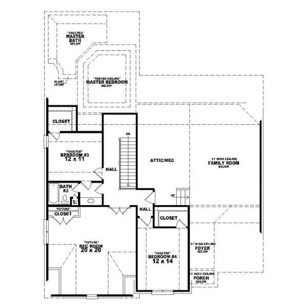 Upper/Second Floor Plan: 6-895