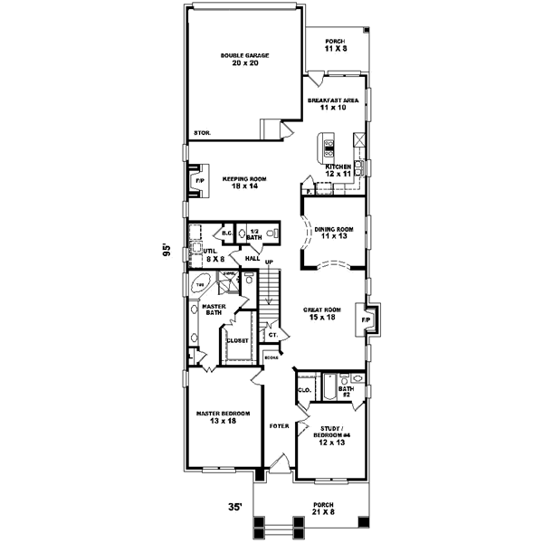 Main Floor Plan: 6-896