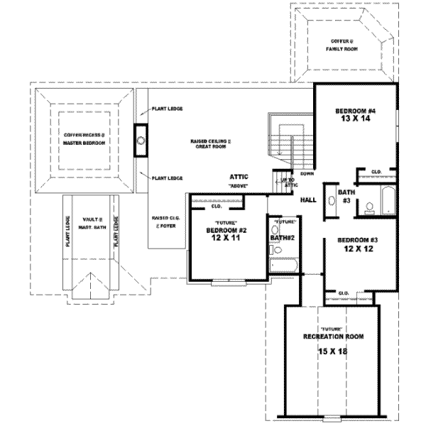 Upper/Second Floor Plan: 6-900