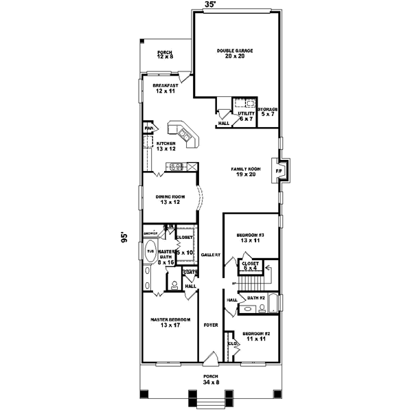 Main Floor Plan: 6-909