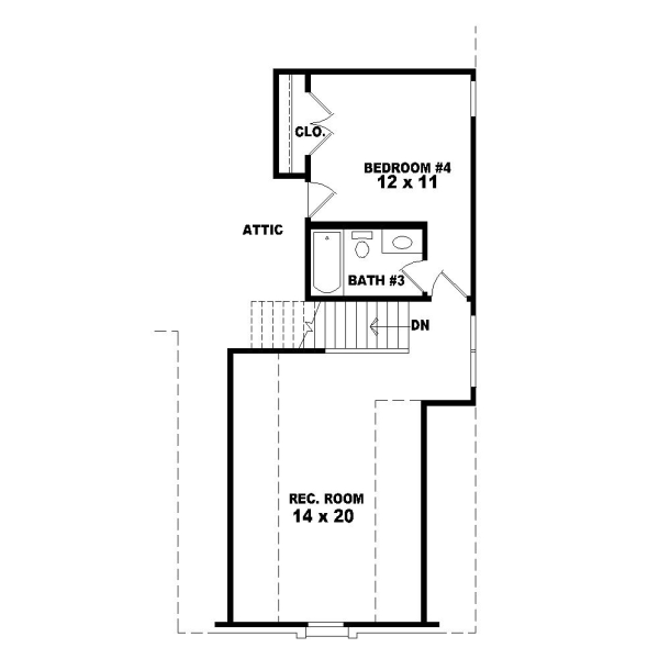 Upper/Second Floor Plan: 6-914
