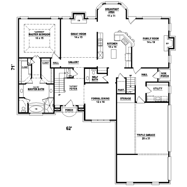 Main Floor Plan: 6-915