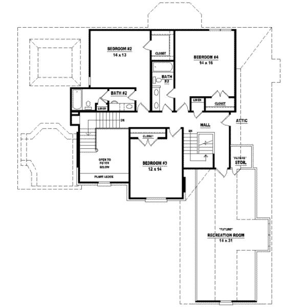 Upper/Second Floor Plan: 6-915