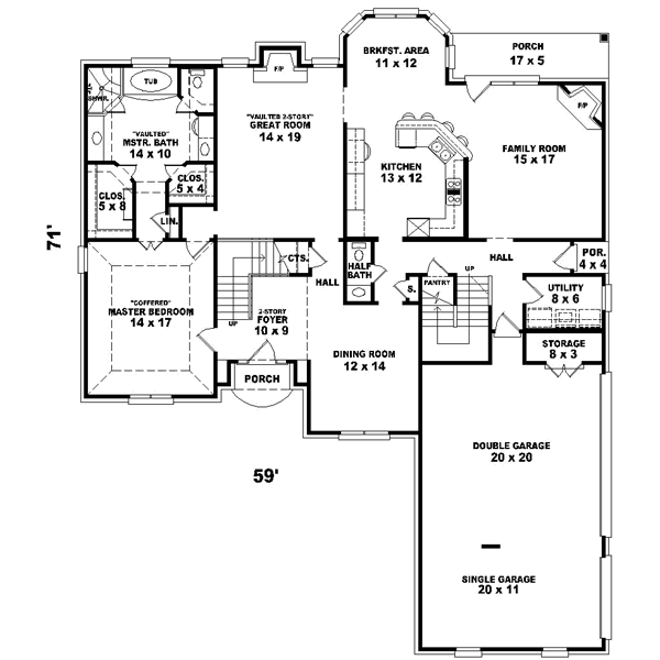 Main Floor Plan: 6-916