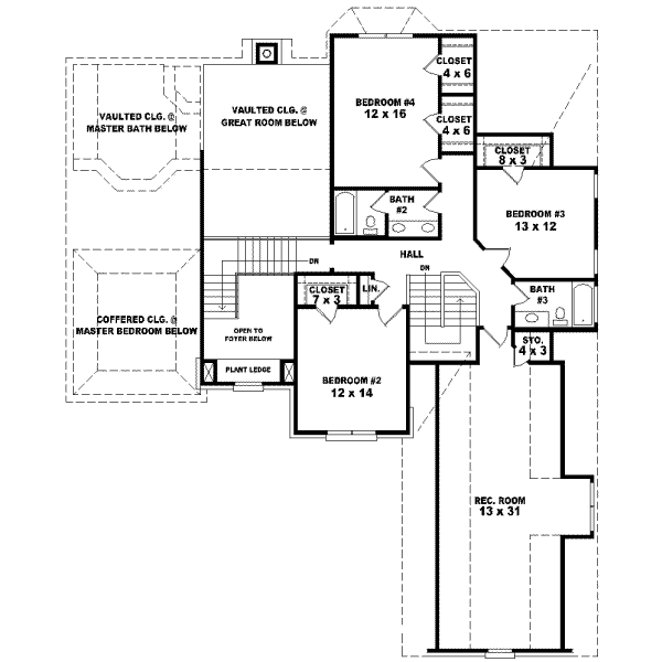Upper/Second Floor Plan: 6-916