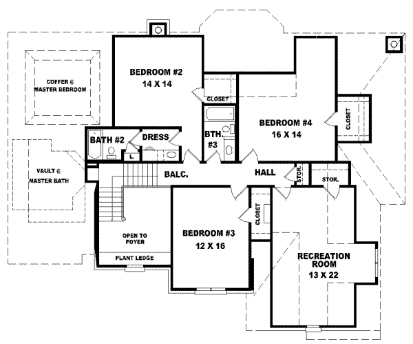 Upper/Second Floor Plan: 6-917