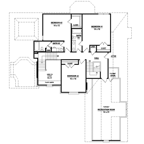 Upper/Second Floor Plan: 6-919