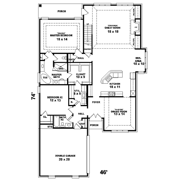 Main Floor Plan: 6-921