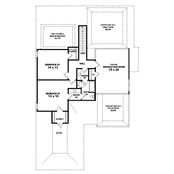 Upper/Second Floor Plan: 6-921