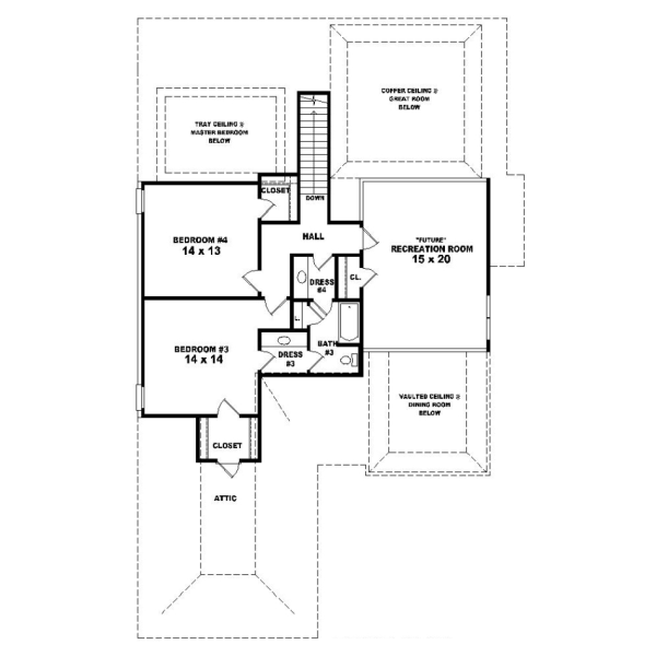 Upper/Second Floor Plan: 6-923