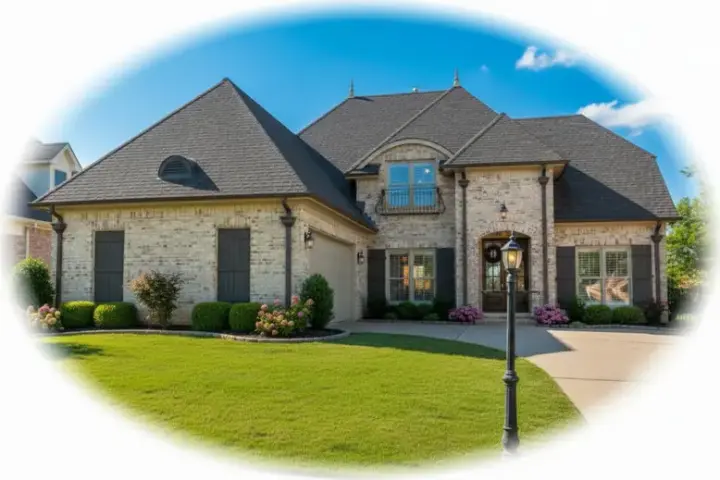 French Country house plans 6-936 - front exterior, 2,768 sq ft, 3 bed, 3 bath house plans | Monster House Plans