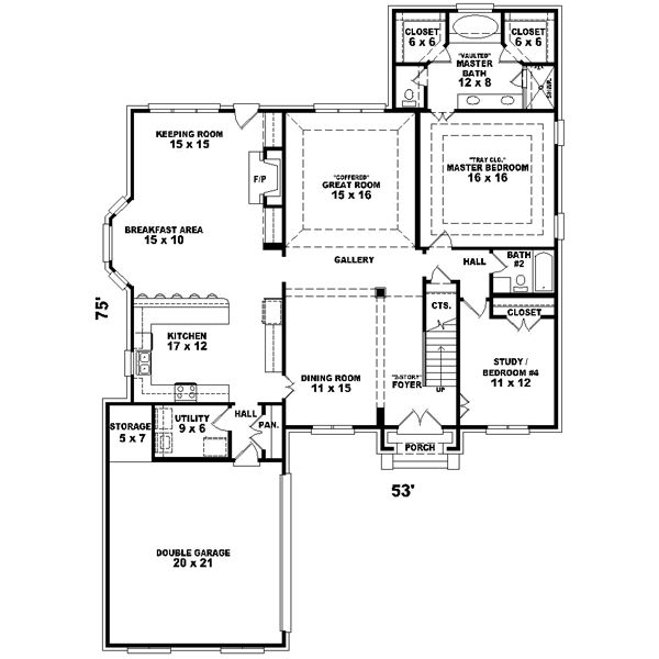 Main Floor Plan: 6-936