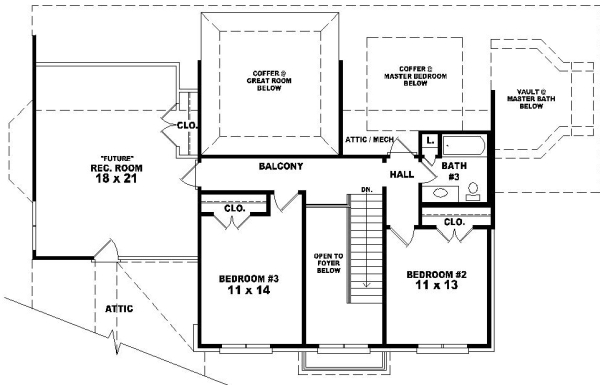Upper/Second Floor Plan: 6-939