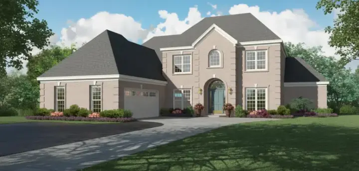 Traditional house plans 6-940 - front exterior, 2,827 sq ft, 3 bed, 3 bath house plans | Monster House Plans