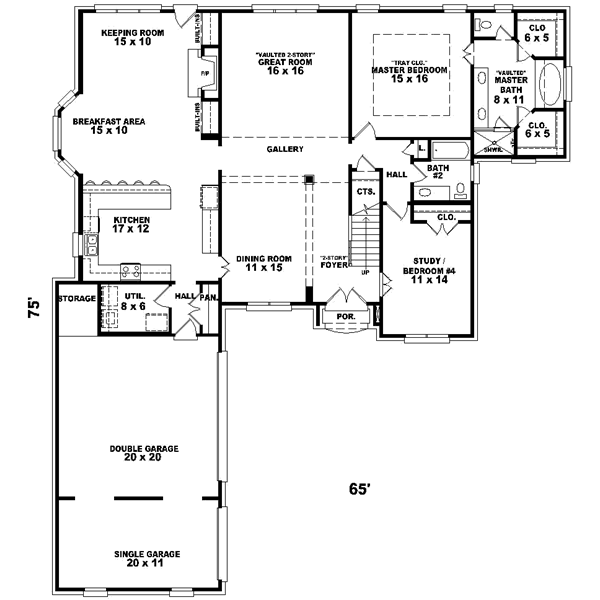 Main Floor Plan: 6-945