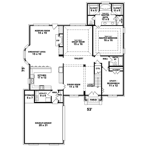 Main Floor Plan: 6-950